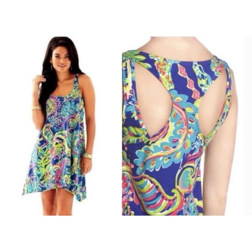 Lilly Pulitzer Poppy Scoop Neck Tank  Dress Size XXS